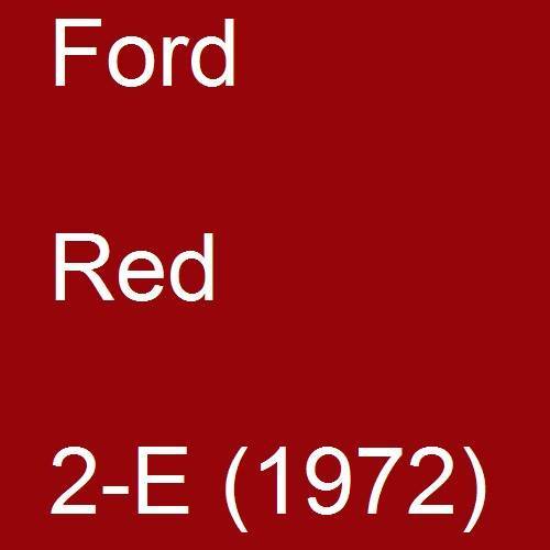 Ford, Red, 2-E (1972).